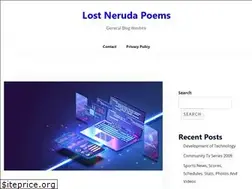 Sites similar to lostnerudapoems.org