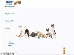 Sites similar to lostpawsrescueoftexas.org