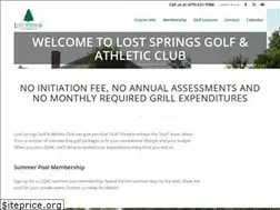 Sites similar to lostspringsgolfac.com