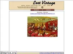 Sites similar to lostvintage.ca
