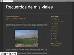 Sites similar to losviajesdecesitar.blogspot.com