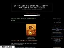 Sites similar to losviajesdecristobalcolon.blogspot.com