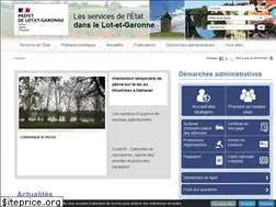 Sites similar to lot-et-garonne.gouv.fr