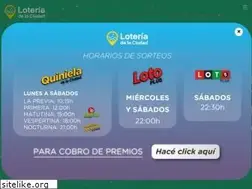 Sites similar to loteriadelaciudad.gob.ar