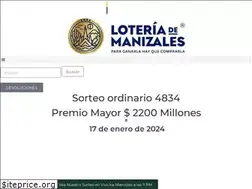Sites similar to loteriademanizales.com
