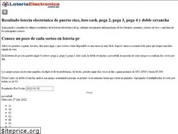 Sites similar to loteriaelectronica.com.pr