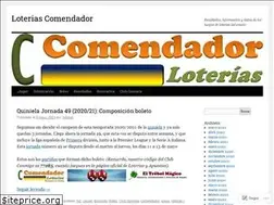 Sites similar to loteriascomendador.wordpress.com