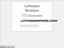 Sites similar to lothmannboutique.com