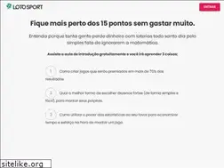 Sites similar to lotosport.com.br