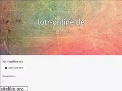 Sites similar to lotr-online.de