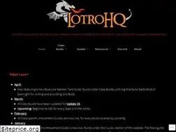 Sites similar to lotrohq.com