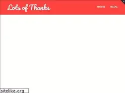 Sites similar to lotsofthanks.com