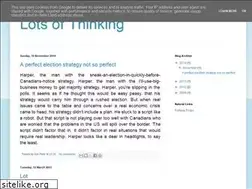 Sites similar to lotsofthinking.blogspot.com