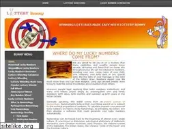 Sites similar to lotterybunny.com