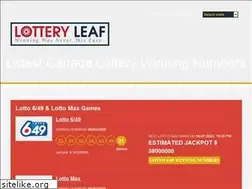 Sites similar to lotteryleaf.com