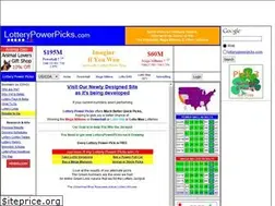 Sites similar to lotterypowerpicks.com
