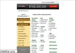 Sites similar to lotteryquickpick.info