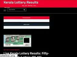 Sites similar to lotteryresultskerala.in
