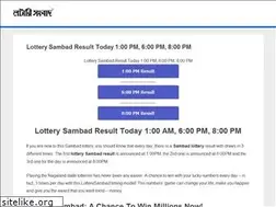 Sites similar to lotterysambad.net
