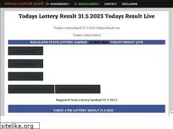 Sites similar to lotterysambadresultonline.in
