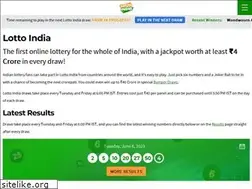 Sites similar to lotto-india.com