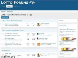 Sites similar to lottoforums.com