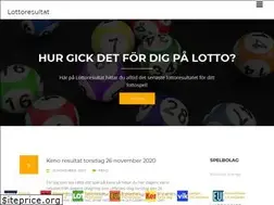 Sites similar to lottoresultat.se