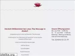 Sites similar to lotus-thai-massage-alsdorf.de
