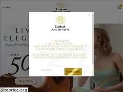Sites similar to lotusartsdevivre.com