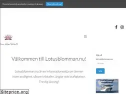 Sites similar to lotusblomman.nu