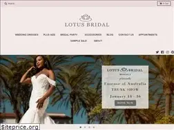 Sites similar to lotusbridal.com