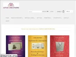 Sites similar to lotuscardstudio.com