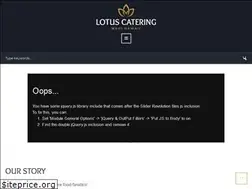Sites similar to lotuscateringmaui.com