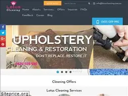 Sites similar to lotuscleaning.com.au