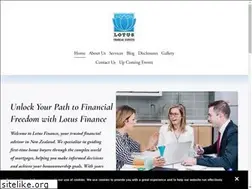 Sites similar to lotusfinance.co.nz