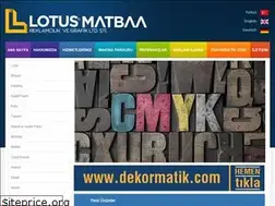 Sites similar to lotusmatbaa.com.tr