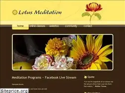 Sites similar to lotusmeditation.ca