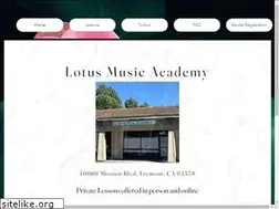 Sites similar to lotusmusicacademy.com