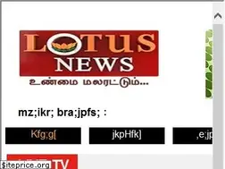 Sites similar to lotusnews.tv