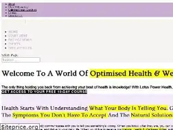 Sites similar to lotuspowerhealth.com