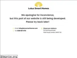 Sites similar to lotussmarthomes.com