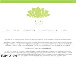 Sites similar to lotusyogadallas.com