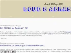 Sites similar to loudandabrasive.com