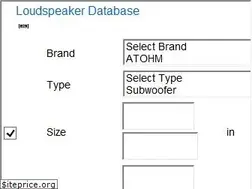 Sites similar to loudspeakerdatabase.com