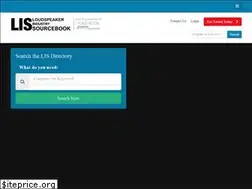 Sites similar to loudspeakerindustrysourcebook.com