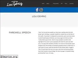 Sites similar to lougehrig.com