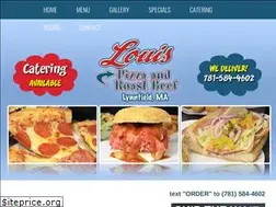 Sites similar to louispizzaandroastbeef.com