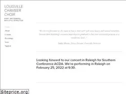 Sites similar to louisvillechamberchoir.org