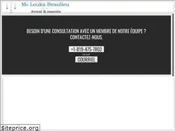 Sites similar to loukabeaulieuavocat.com