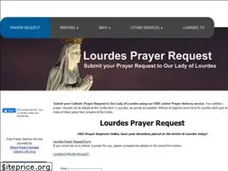 Sites similar to lourdesprayerrequest.com